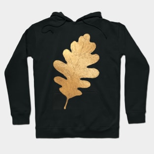 Oak Leave, Faux Gold Hoodie